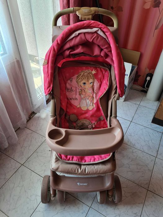 Детска количка розова Лорели