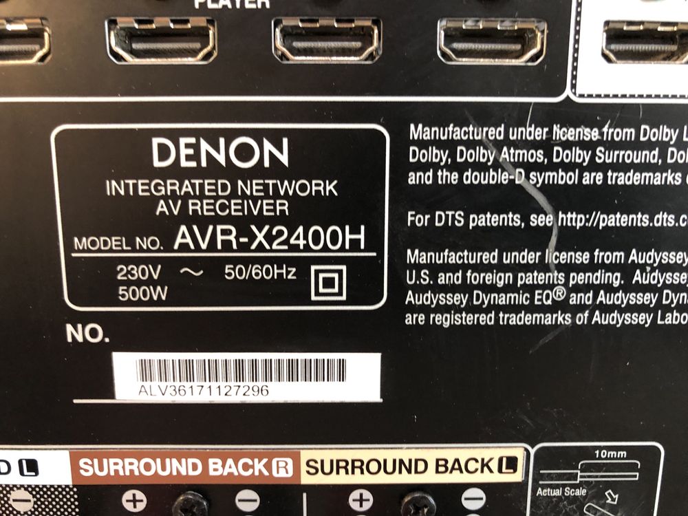 Denon AVR-X2400H resiver