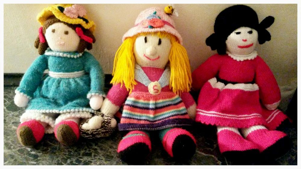 Ръчно изработени плетени кукли