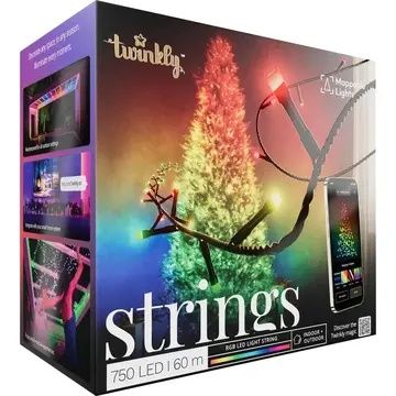 Instalatie Crăciun Smart Twinkly Strings 750 led 60 metri SIGILATA