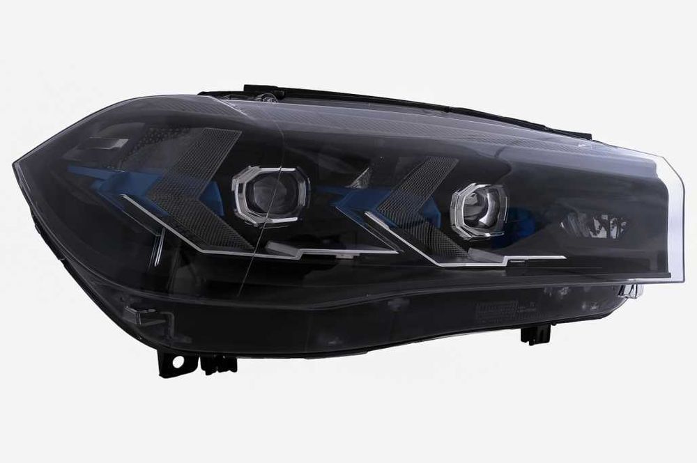 Faruri Full LED BMW X5 F15 (2013-2018) Conv. la G05 Look Negru