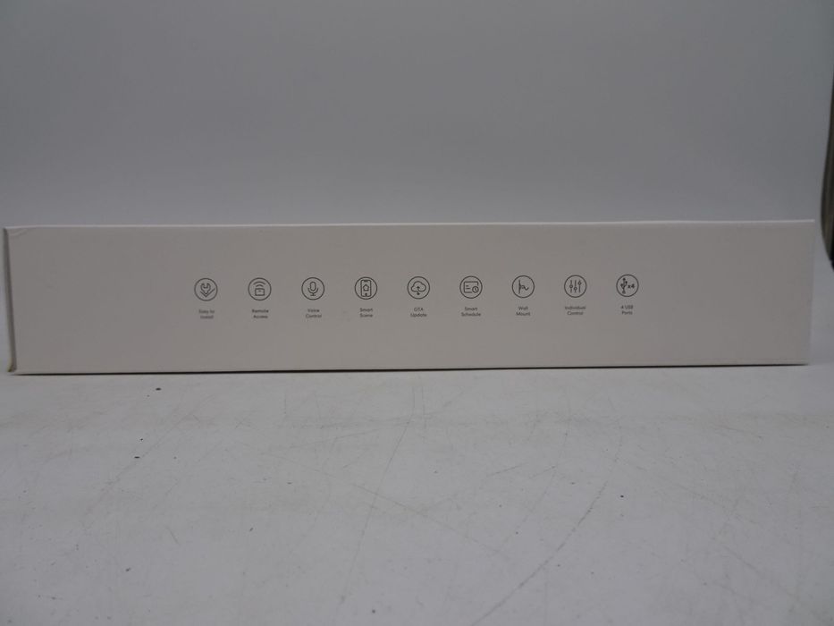 MEROSS MSS425FHK 4 priză splitter 4xUSB 1.8m alb cu comutator protejat