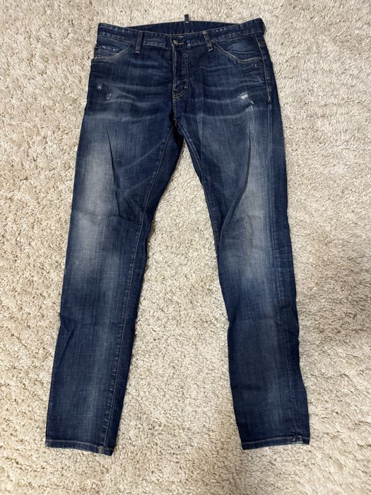 Blugi rupți albaștri Dsquared2