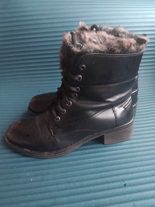 Дамски боти / ботуши с топла подплата, 38 номер