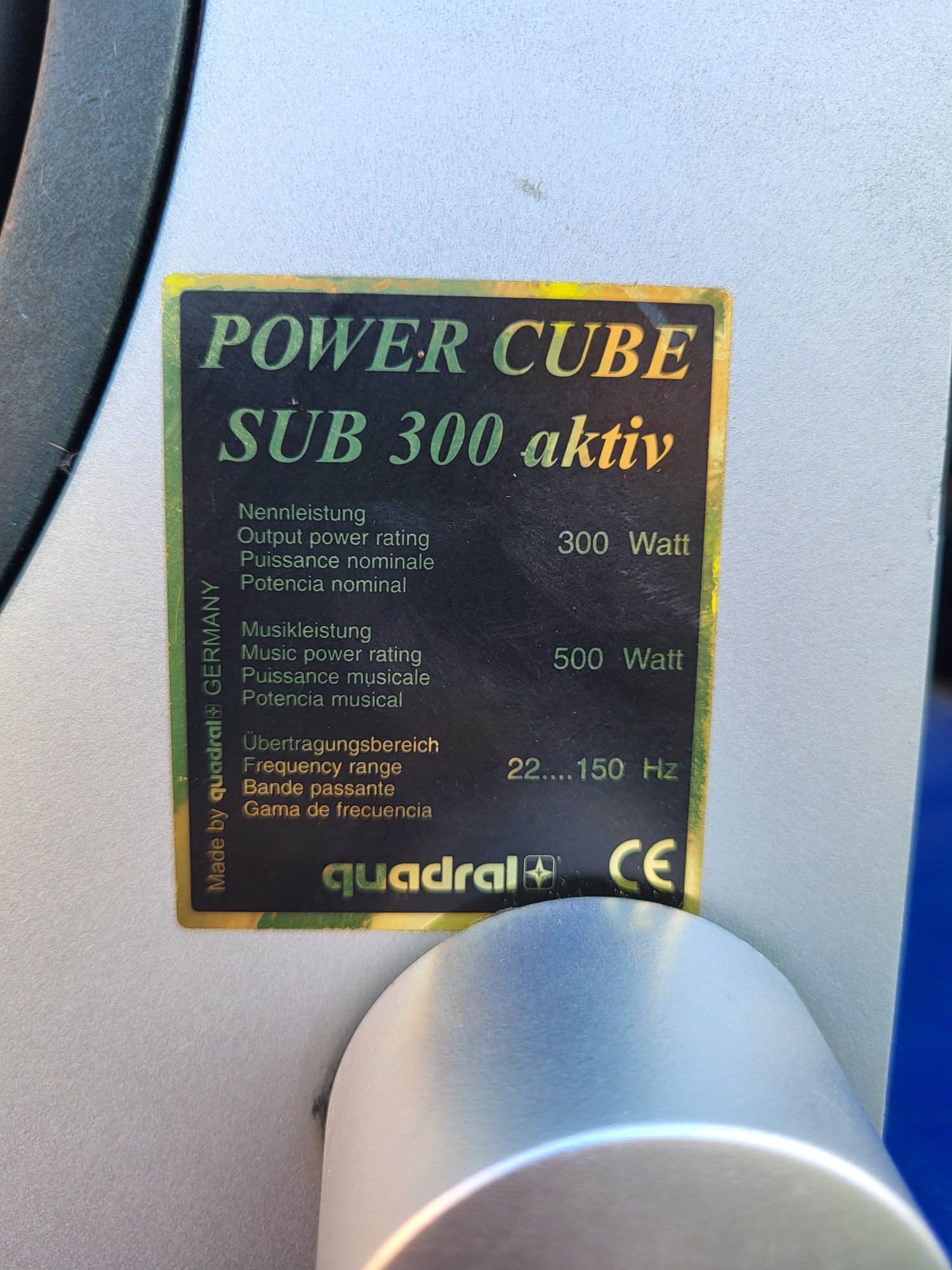 Subwoofer Activ Quadral Power Cube SUB 300 Activ