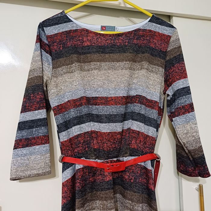 Rochie de zi, din jerse