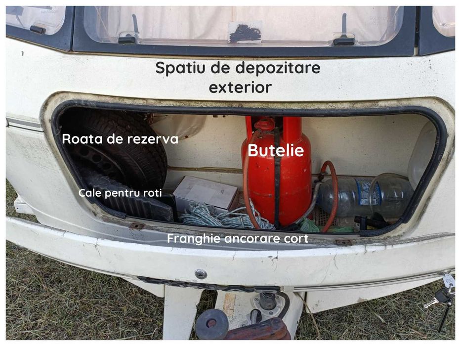 Rulota Lunar Clubman 6 locuri inmatriculata, baie, bucatarie incalzire