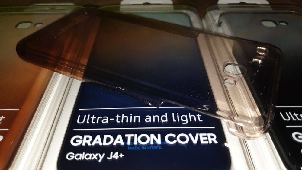 Husa originala Samsung Gradation Cover Galaxy J4+ J4 Plus J415