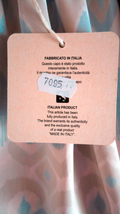 Fusta de vară, produs Italia, nepurtată