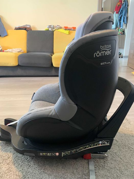 Scaun auto 360 Dualfix I-size Grey Marble, 0-4 ani, Britax Romer
