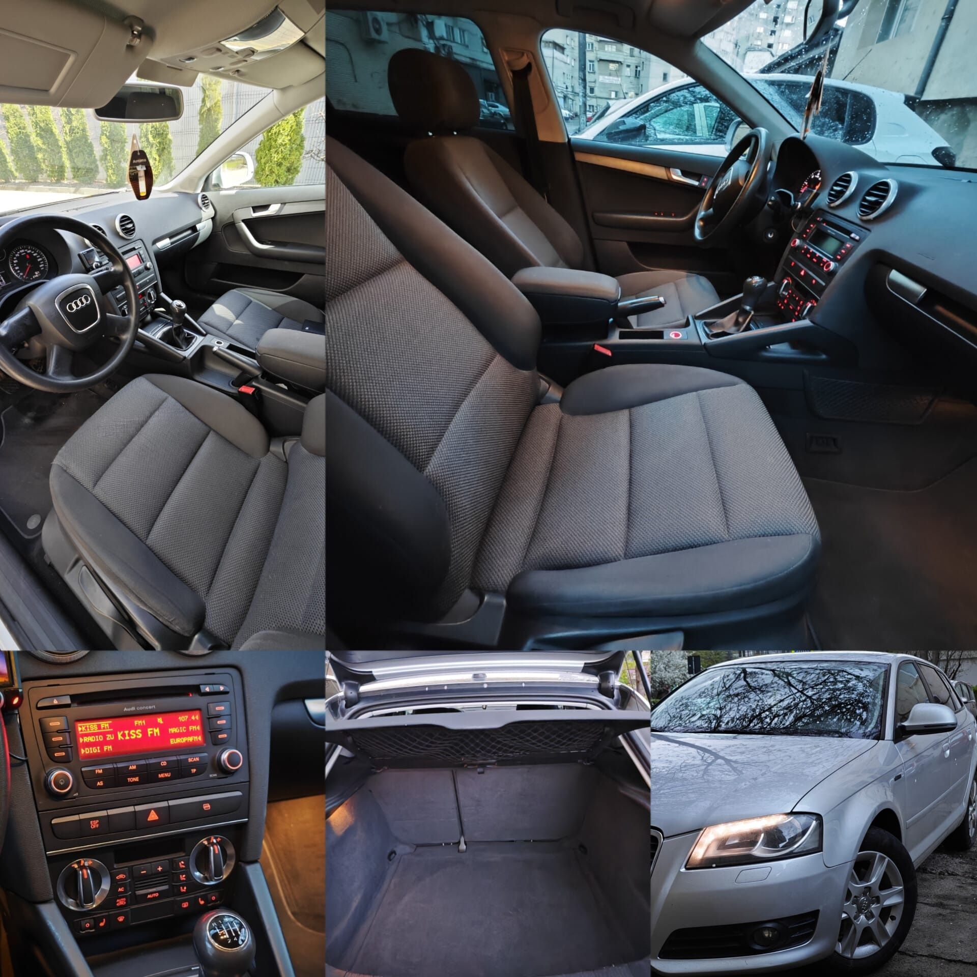 Audi A3 facelift euro 5 dubluclima,cârlig,încălzire scaune