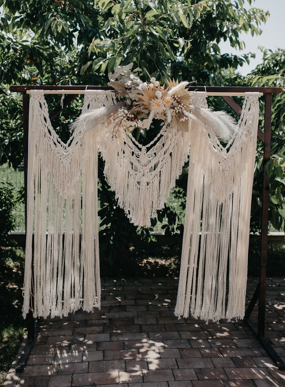 Macrame decor nunta