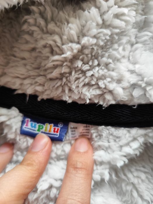 Дебел суичър с цип и качулка Лупилу 5/6год