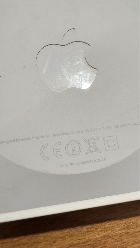 Рутер 802.11n Wi-Fi Apple model A1392