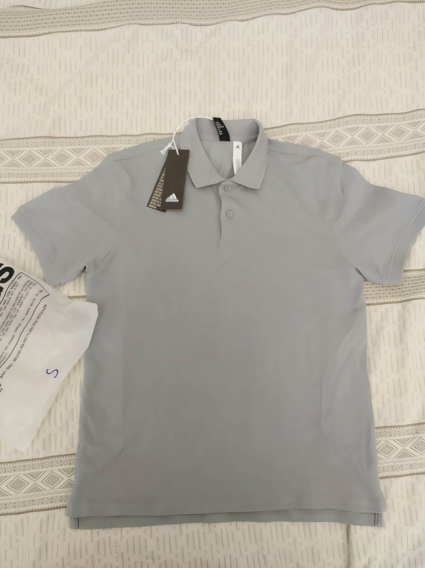 ADIDAS Gray Polo Оригинальное