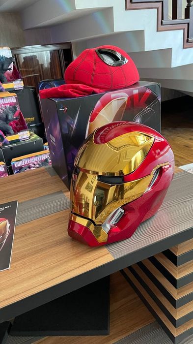Шлем Железный человек MK5 IRON MAN с голосовым, сенсорным управлением