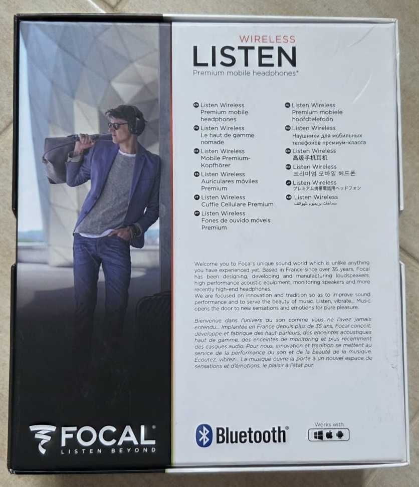 Casti FOCAL Listen Wireless - Premium mobile headphones - ca NOU