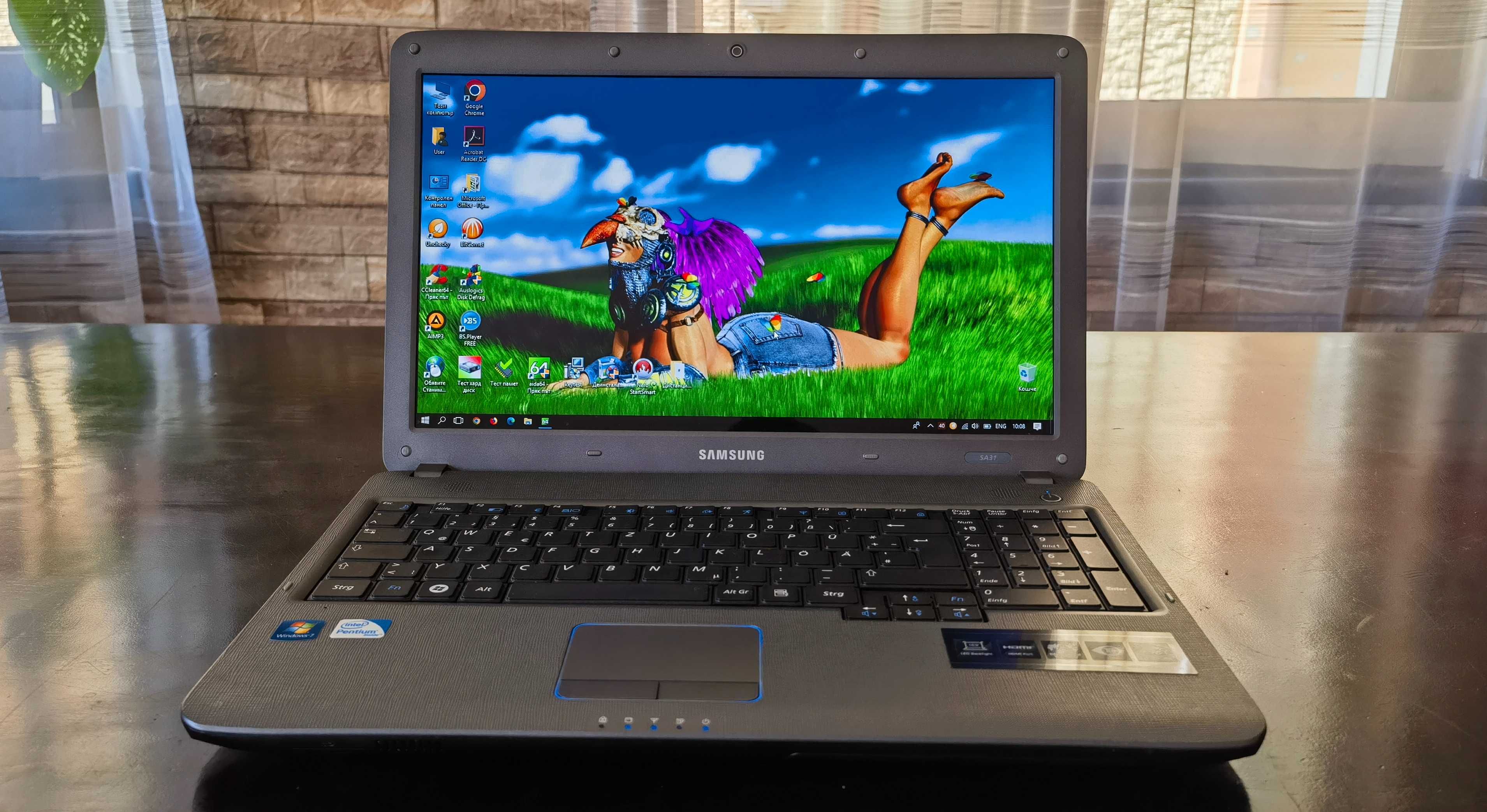 Продавам лаптоп Samsung SA31/15.6сКам/2х2.2Ghz/4gb/500gb/HDMI/DVDrw