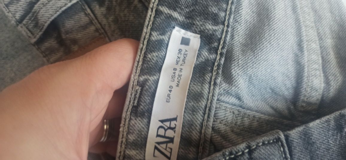 Сиви дънки Zara и сини дънки H&M  размер М