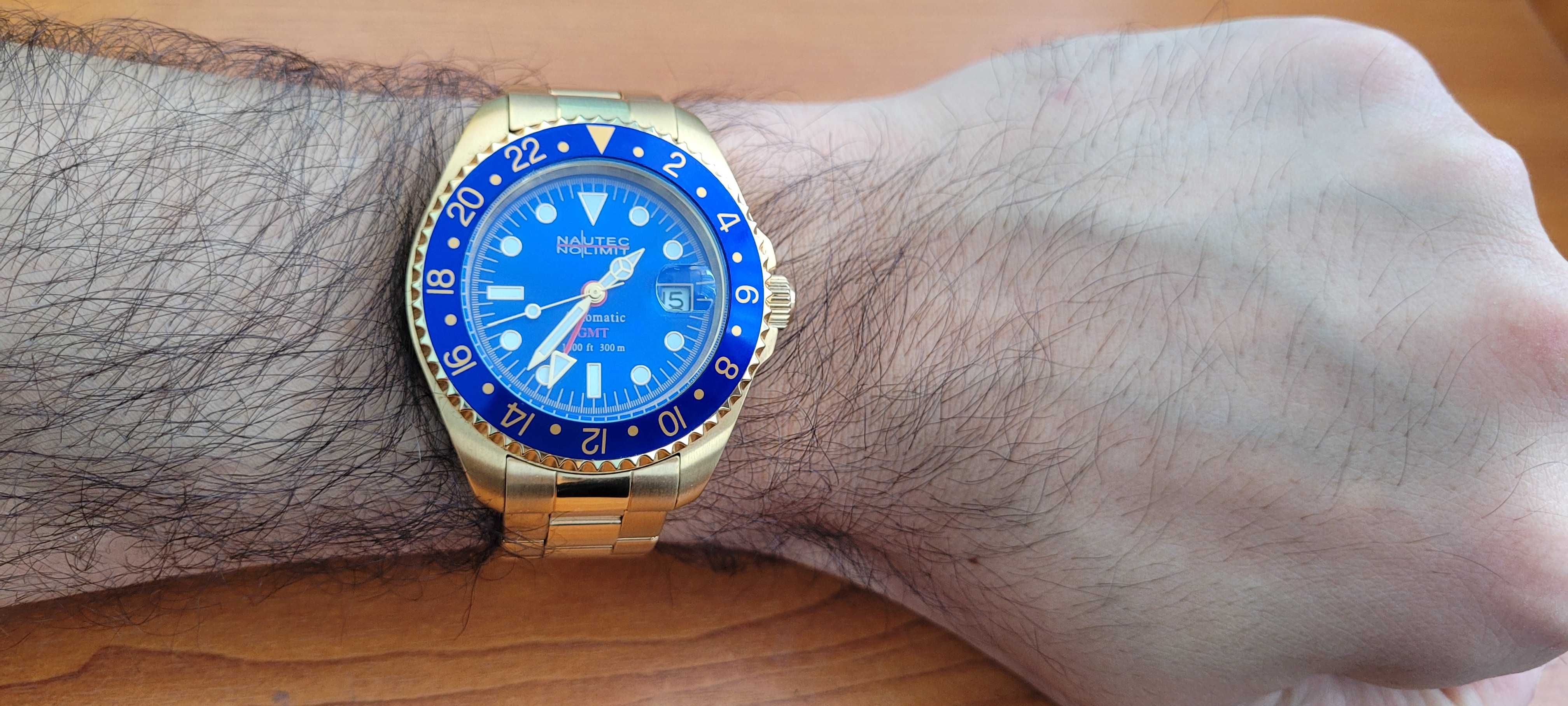 Ceas Automatic Nautec No Limit Deep Sea GMT 30 ATM