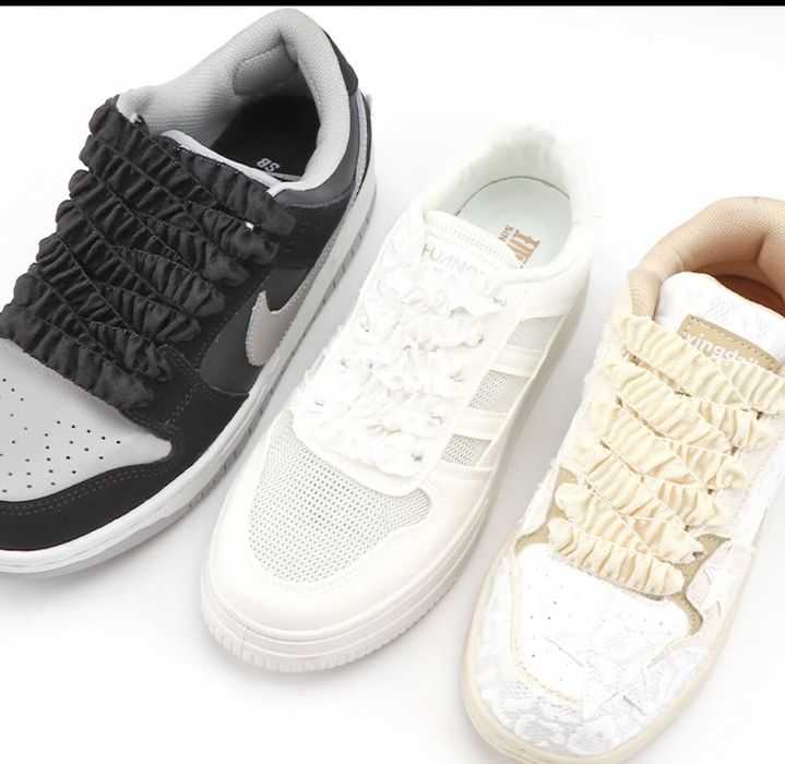 Еластични и широки връзки за обувки/маратонки