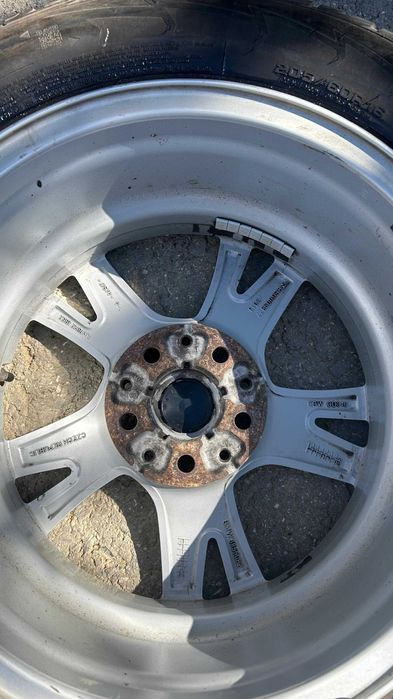 Roti complete iarna Bmw 5x112, senzori presiune, capace, 16 inch OEM