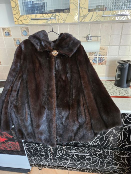 Шуба из целнокройнлй норки