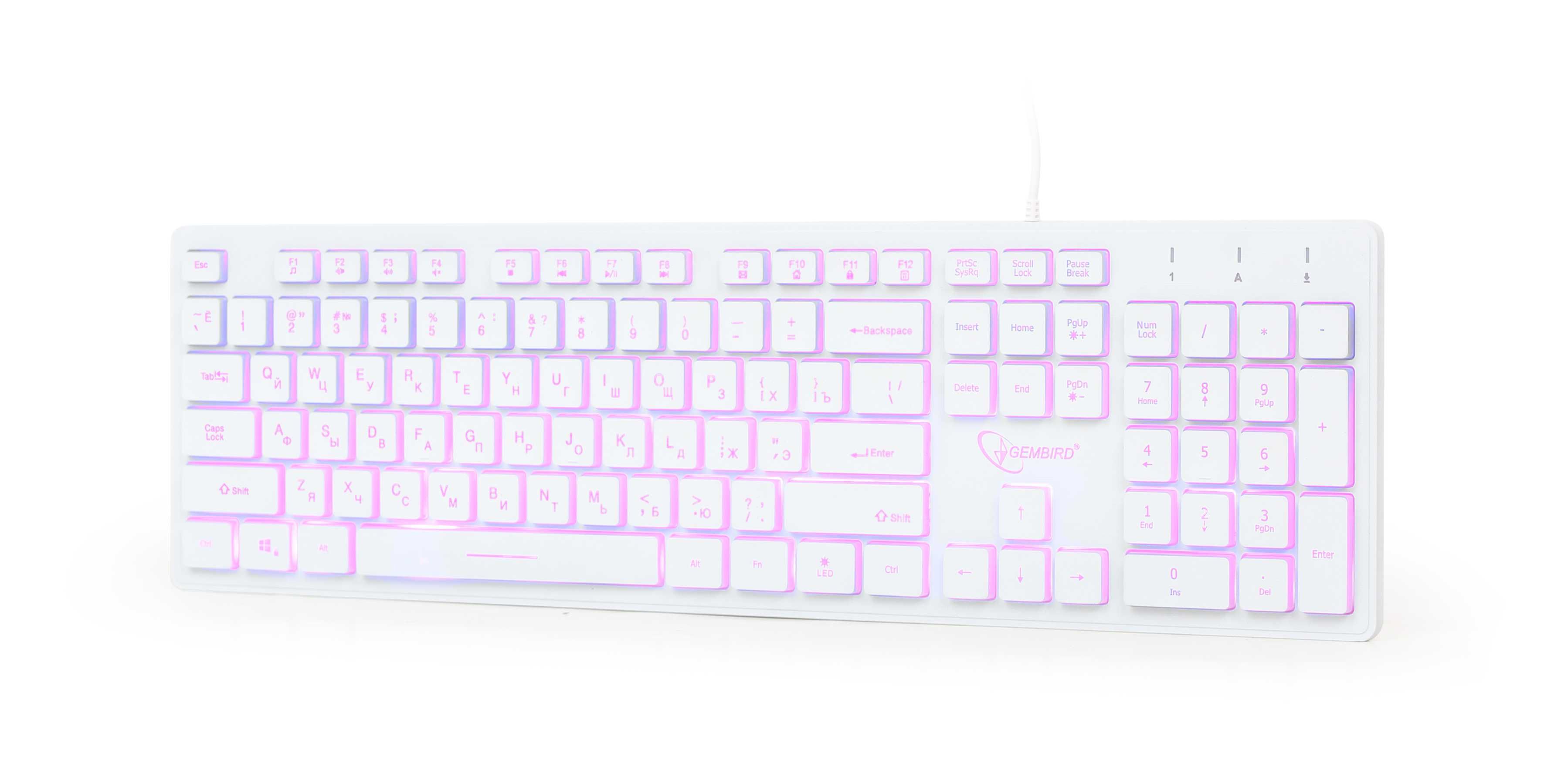 Продам новый клавиатура Gembird KB-UML3-01/3х-цветная подсветка