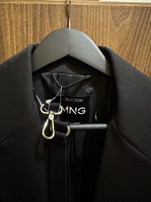 Манго дълъг блейзер-тип палто структурирано