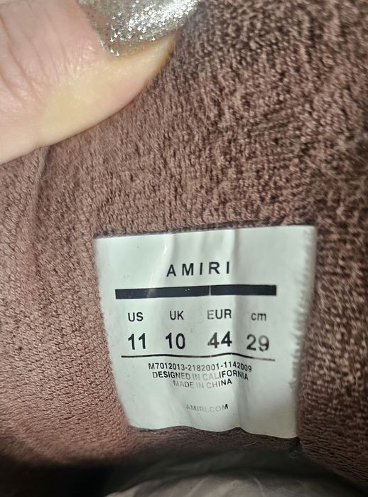 Pantof sport Amiri 44 cu cutie