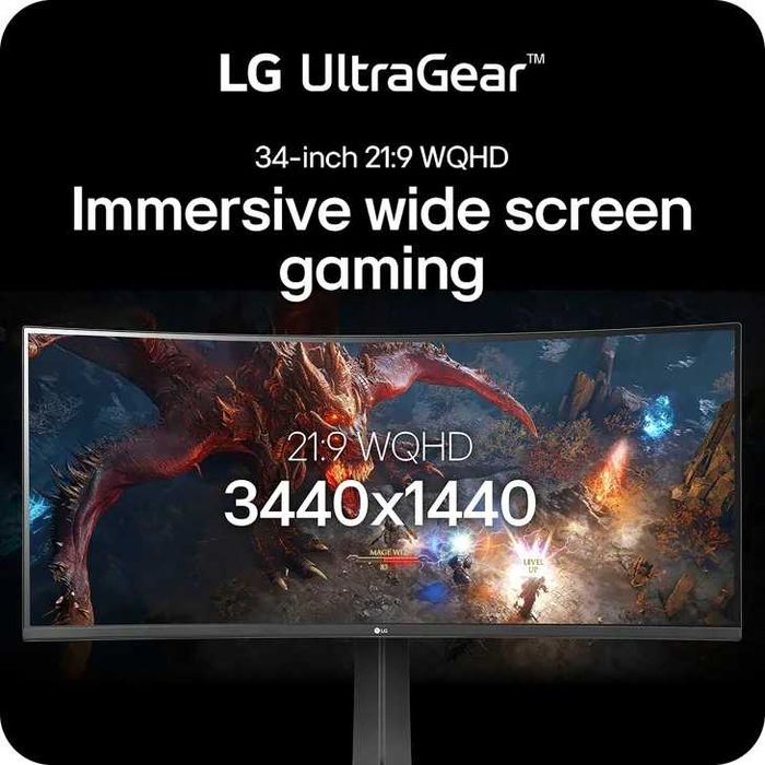 LG Electronics 34GP63AP-B.AEU UltraGear™ UWQHD  3440 x 1440 160 Hz