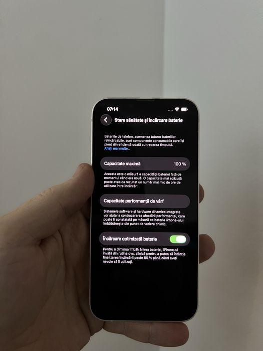 iPhone 14 128GB Alb 100% baterie