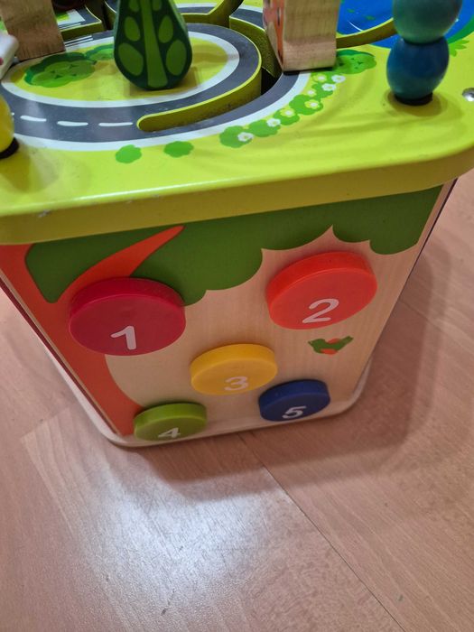 Дървен куб за игра Acool Toy
