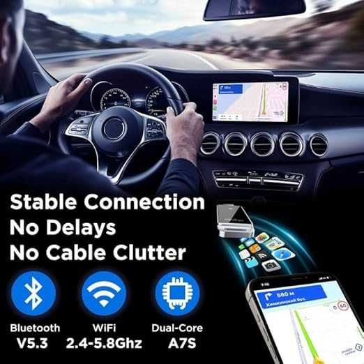 Безжичен CarPlay адаптер vnilrgle