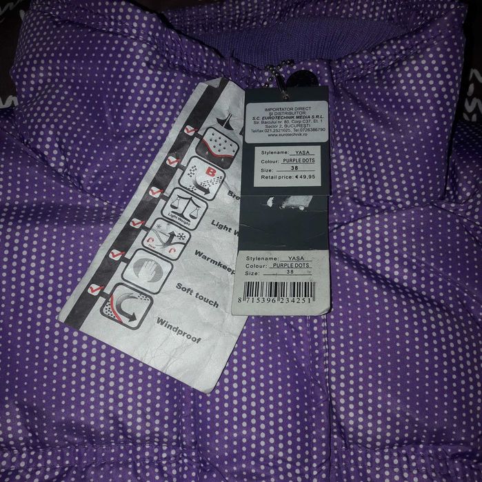 Geaca dama BYORNSON Yasa-Purple