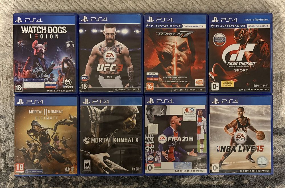 Диски на ps4 / обмен игр