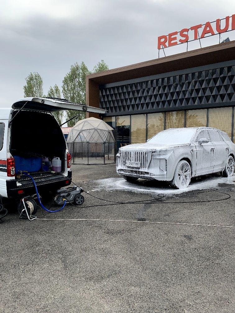Выездная Автомойка Бесплатно доставка по городу Ташкент 3 фазный мойка