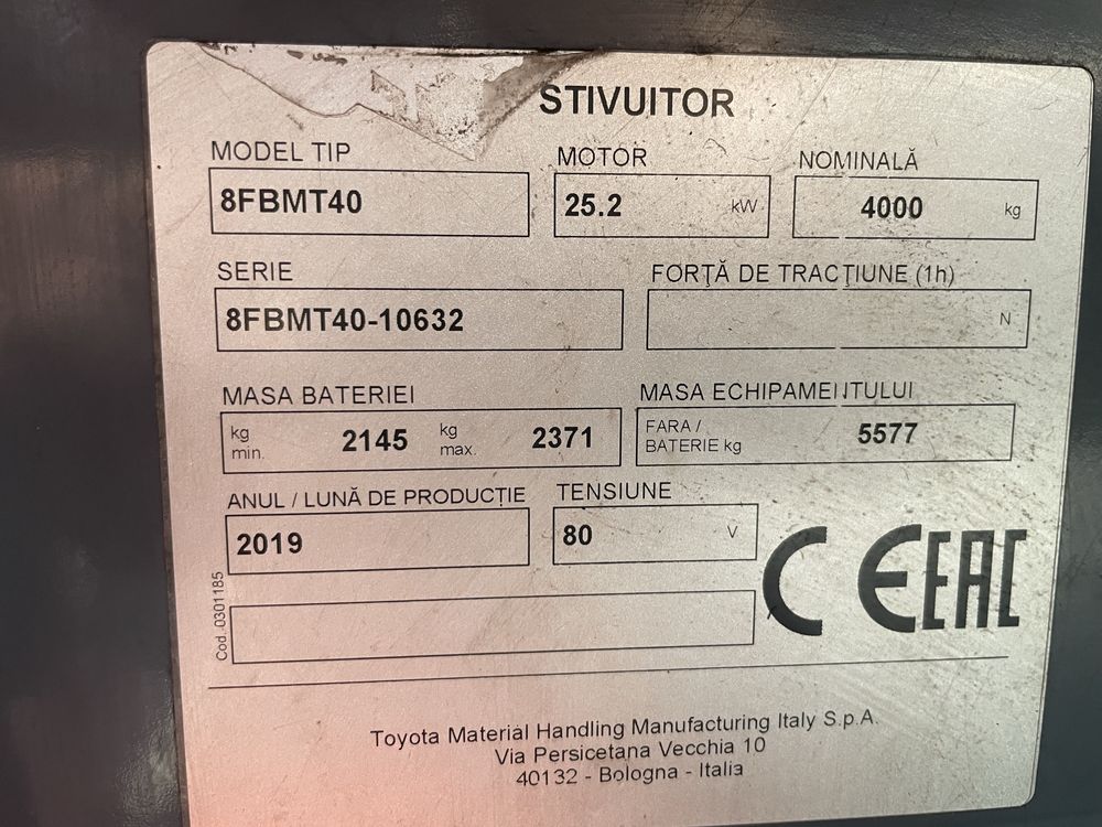 Electrostivuitor Toyota