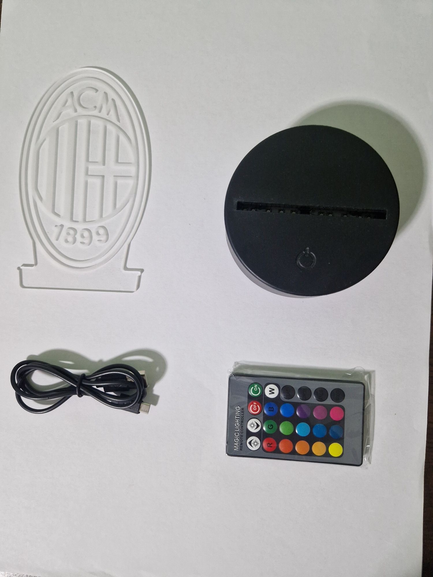 3D LED лампа AC Milan