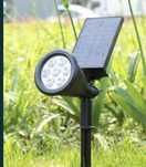 10 x lampa solara 7 led
