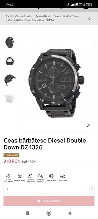 Vând ceas mana bărbătesc Diesel