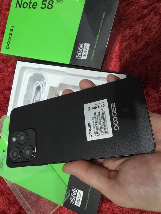 -Doogee Note 58Pro, Nou, 128Gb, 8Ram+24 extins, 0 cicluri incarcare, n