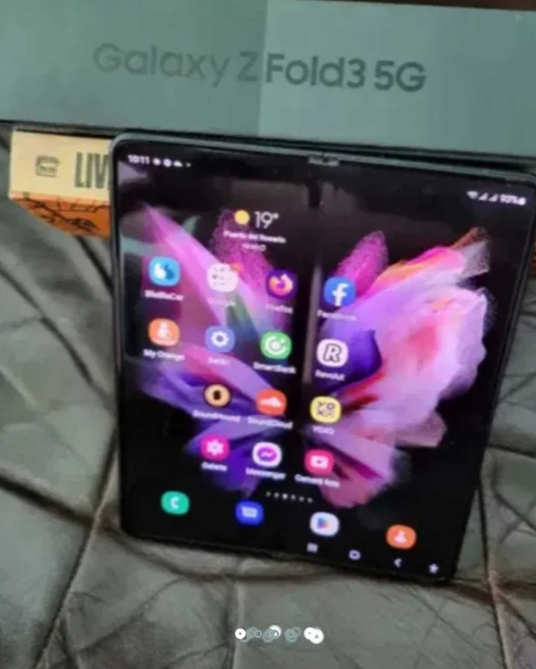 Samsung Galaxy Z fold3 5G Black SIGILAT 256gb/ 12gb Ram Snapdragon 888