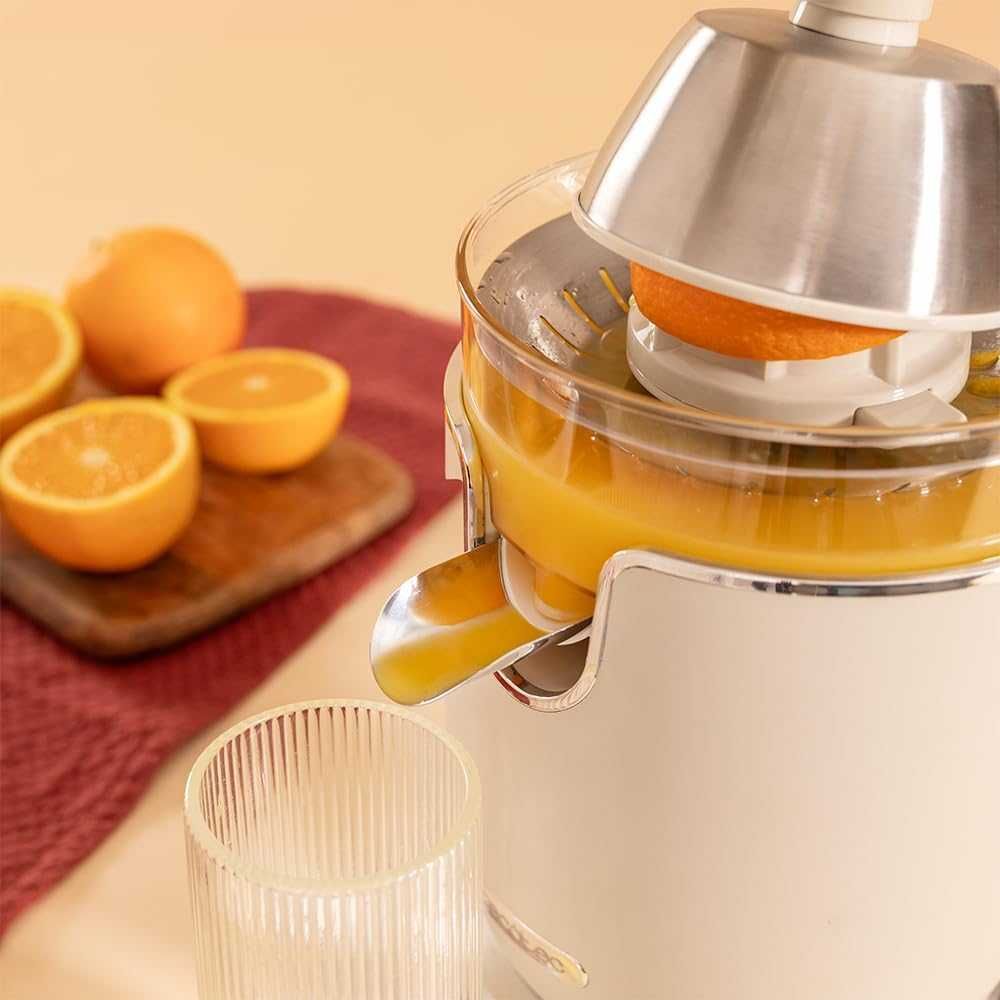 Цитрус преса, сокоизтисквачка Cecotec RetroJuice, 1000W лек ДЕФЕКТ