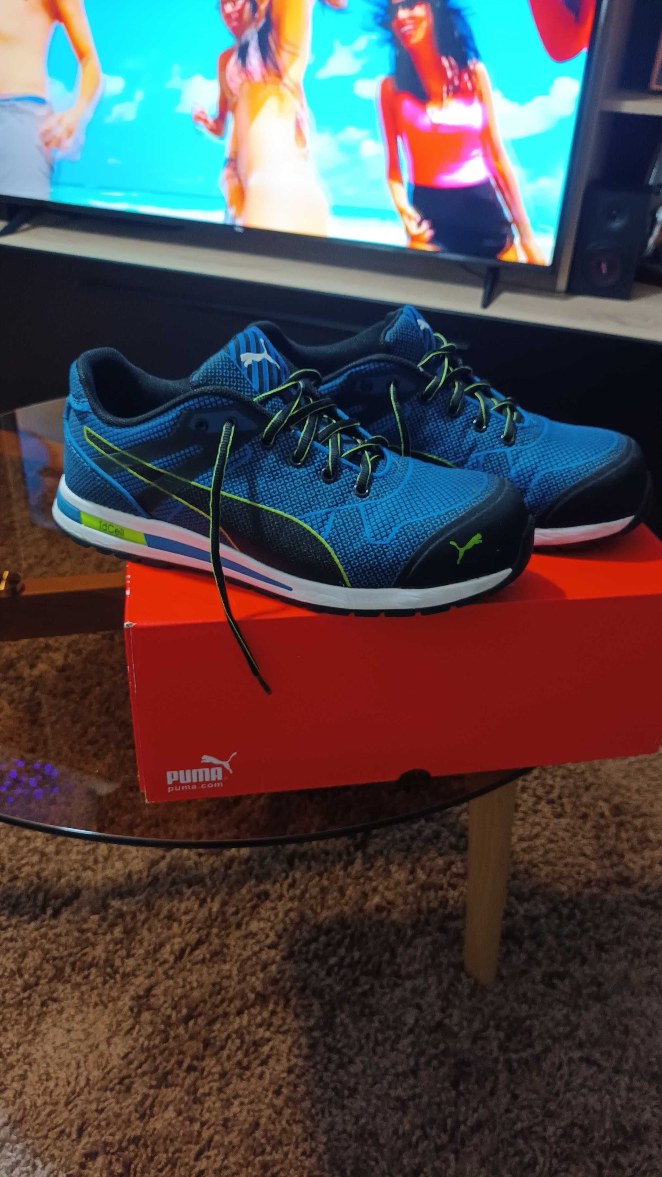 Adidasi puma cu bot metalic