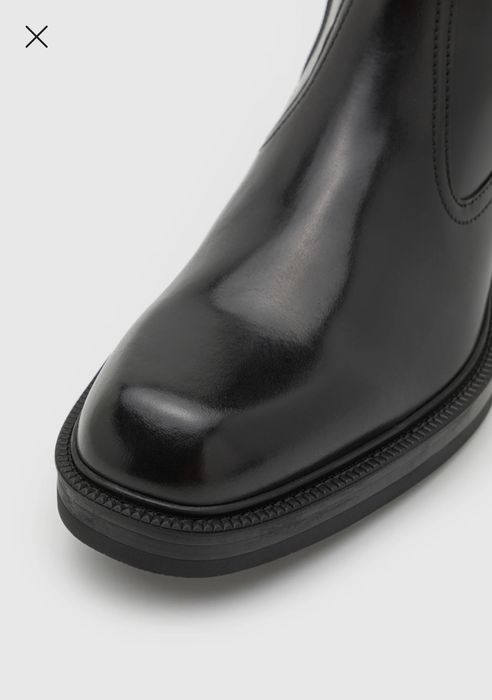 Ghete piele Karl Lagerfeld  negre 45 noi