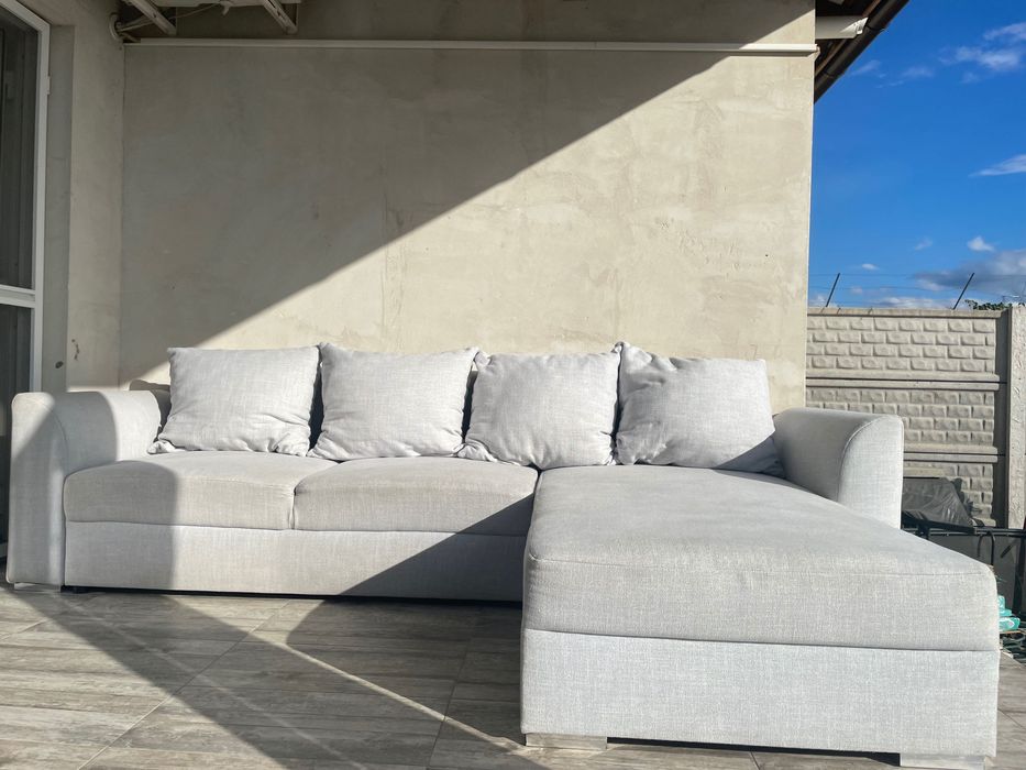 Coltar living culoare gri