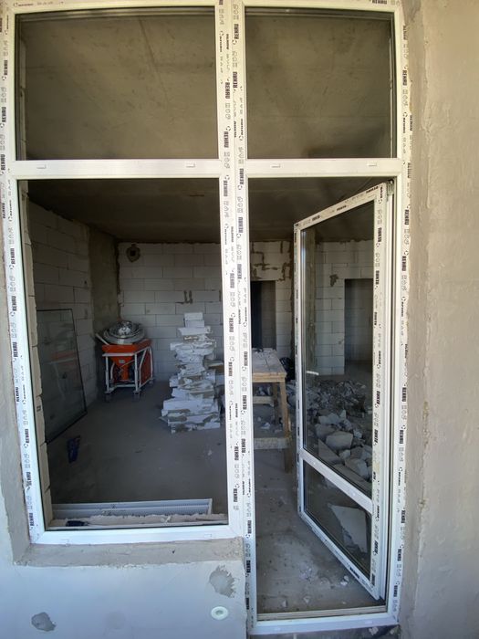 Пластик окна и дверь