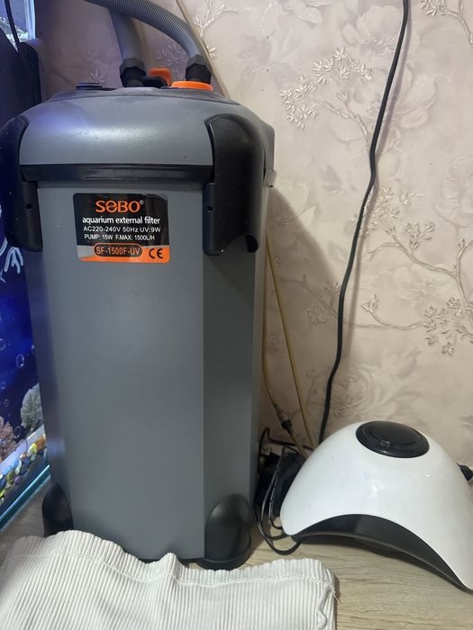 акварюм яхши холатда ишлаб турипти филтирлари блан