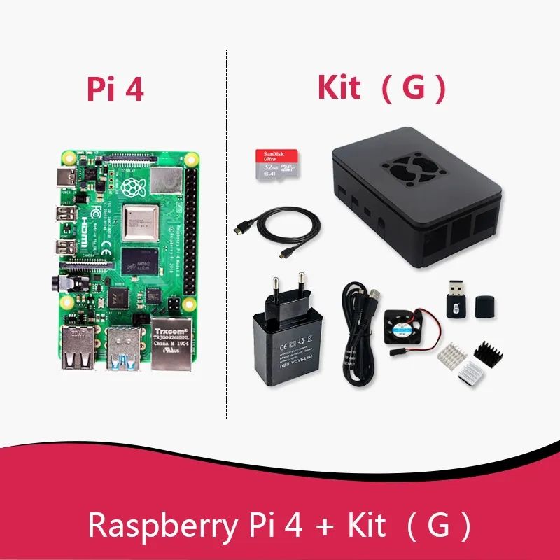 Raspberry Pi 4 4gb+ kit komplekt